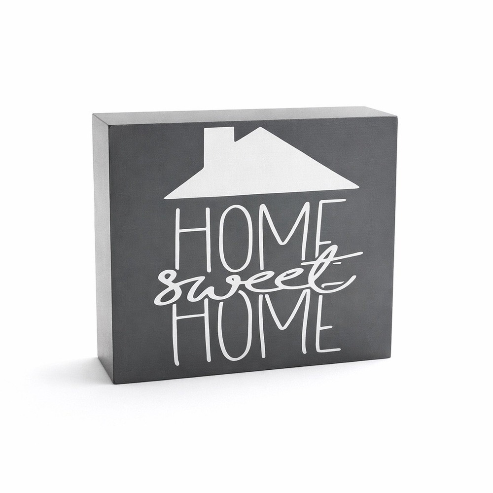 Home Sweet Home Wooden Block Sign Rustic Farmhouse Decor Shelf Sitter - Picture 2 of 4